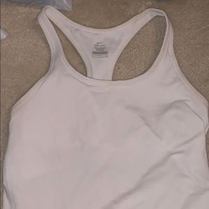 White Nike tank top